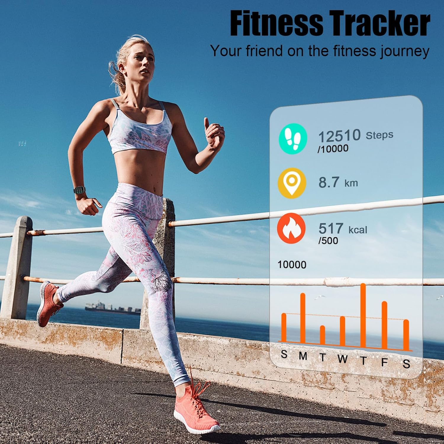 2026 Smart Watch for Men Women (Answer/Make Call), 1.96" HD Fitness Tracker Running Watch, IP68 Waterproof,Pedometer, Sleep/Step/Activity/Heart Rate Monitor,110+ Sport Mode Smartwatch for iOS Android - Image 3