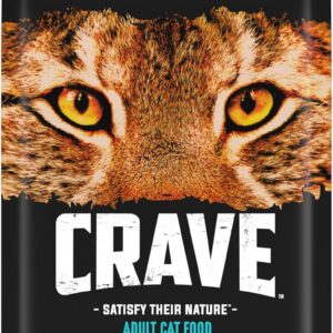 CRAVE Grain Free Adult High Protein Natural Dry Cat Food with Protein from Salmon & Ocean Fish, 2 lb. Bag