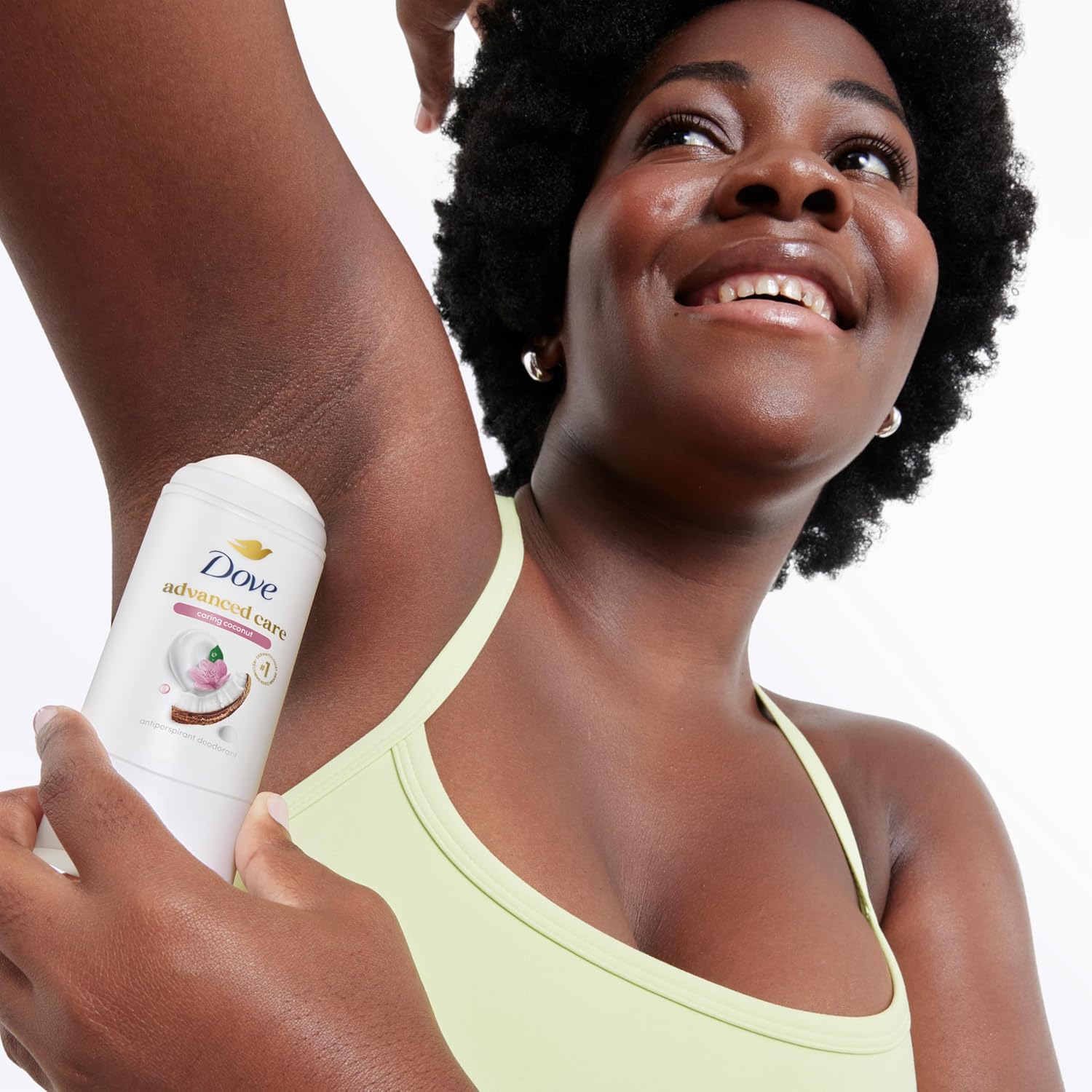 Dove Advanced Care Antiperspirant Caring Coconut, 2 Count Deodorant Stick for Women, for 48 Hour Protection And Soft And Comfortable Underarms, 2.6 oz - Image 6