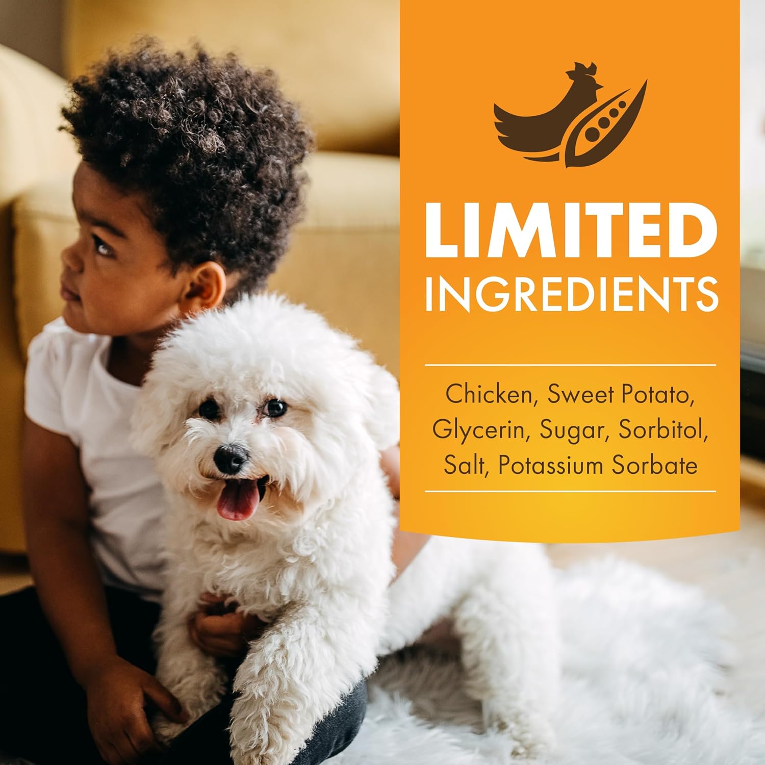 Pur Luv Chicken Wrapped Sweet Potato Dog Treats, Rawhide Free Jerky Wraps, Made with Real Chicken, 16 Oz, Healthy, Easily Digestible, Long Lasting, High Protein Treat, Satisfies Dog's Urge to Chew - Image 7