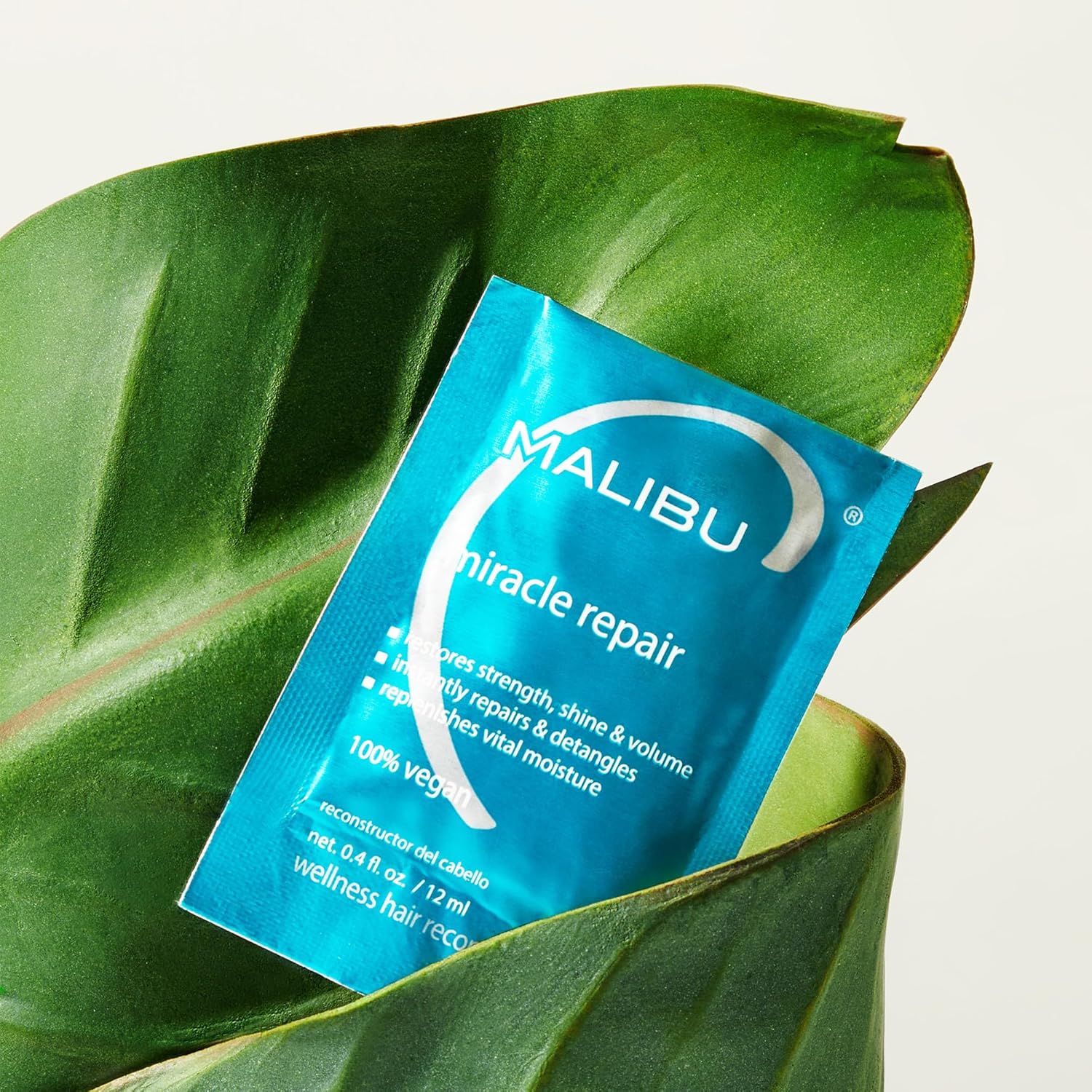 Malibu C Miracle Repair Hair Reconstructor - Nourishing Treatment for Weak, Damaged Strands - Flax Protein & Vitamin B5 for Moisture - Image 2