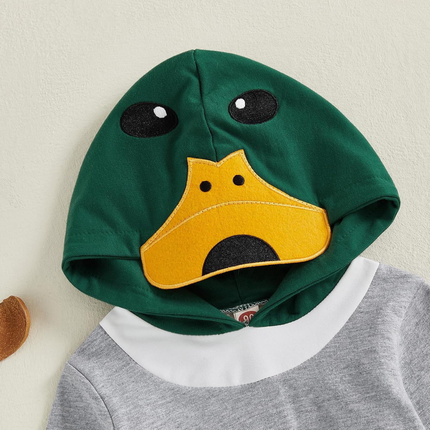 Twopumpkin Toddler Baby Boy Mallard Duck Hooded Sweatshirt Long Sleeve Hoddies Cute Sweater Outfit Fall Winter Clothes - Image 3
