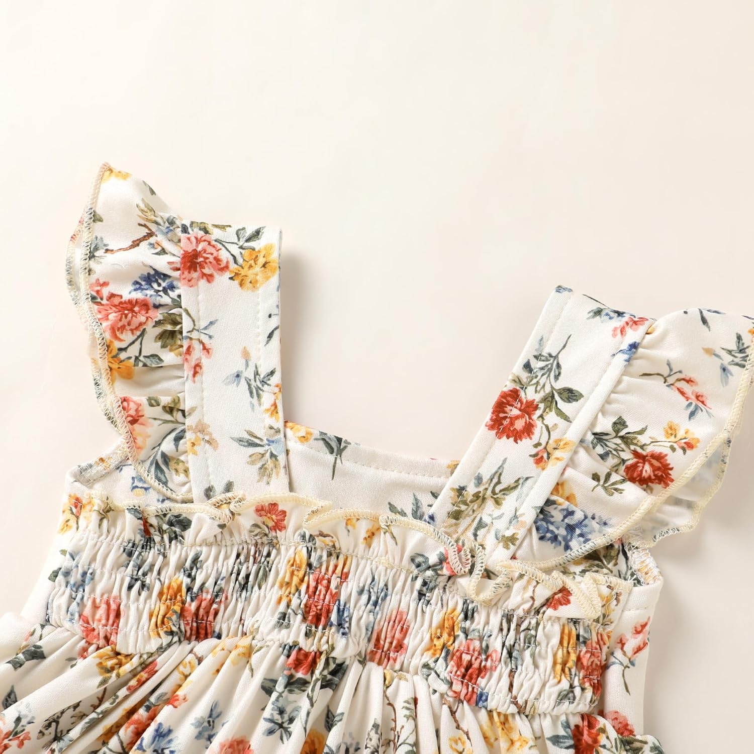 JEELLIGULAR Baby Girl Dresses Strawberry Sundress Toddler Infant Summer Clothes with Cute Bow Headband Playwear Outfits 3-24M - Image 6