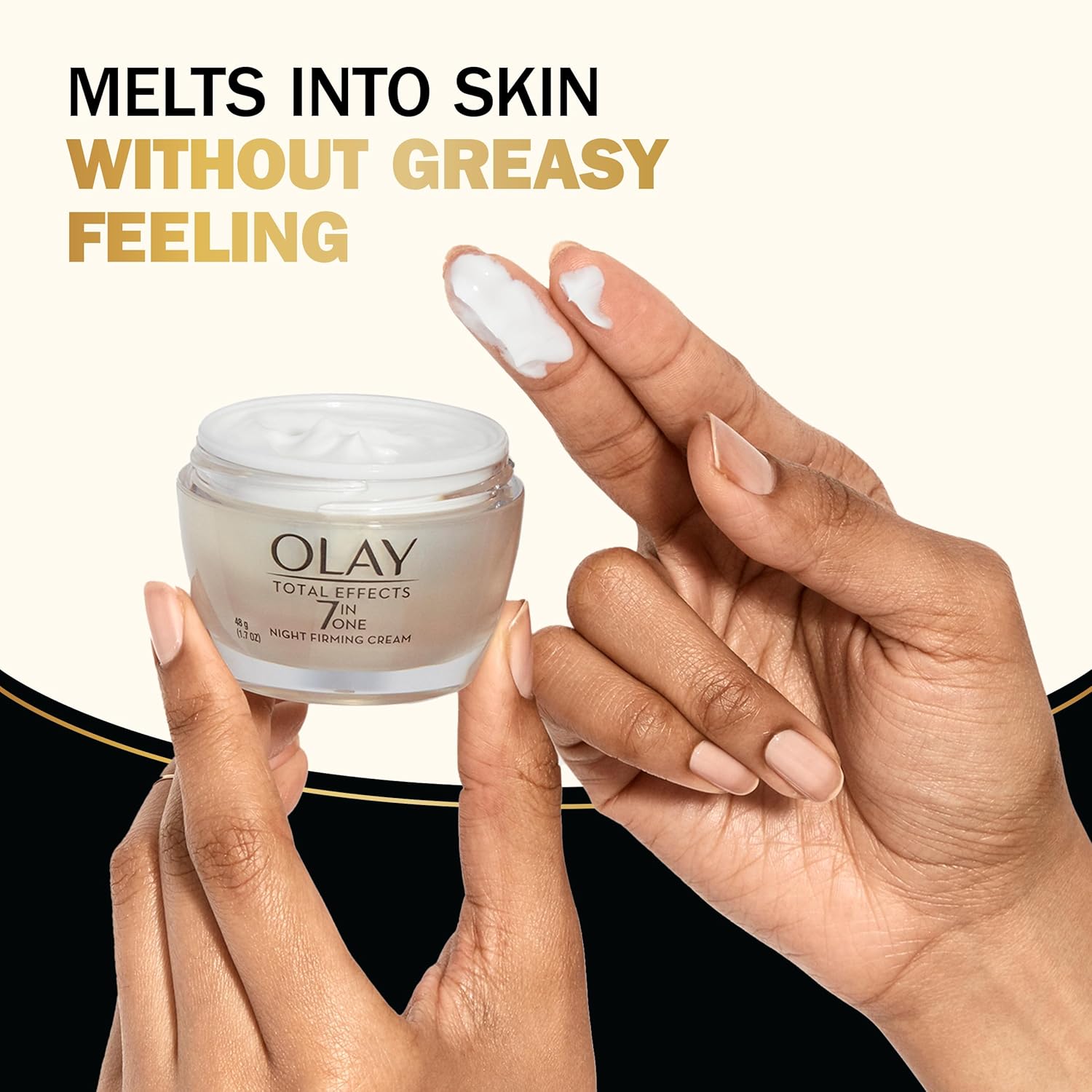 Olay Total Effects Night Firming Cream Face Moisturizer, 1.7 oz - Image 5