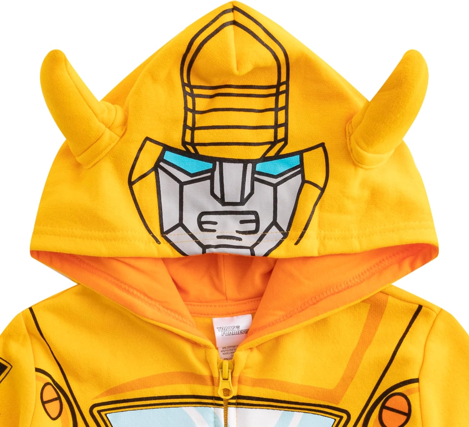 Hasbro Transformers One Optimus Prime and Bumblebee Boys Zip Up Hoodie for Big Kids - Image 3