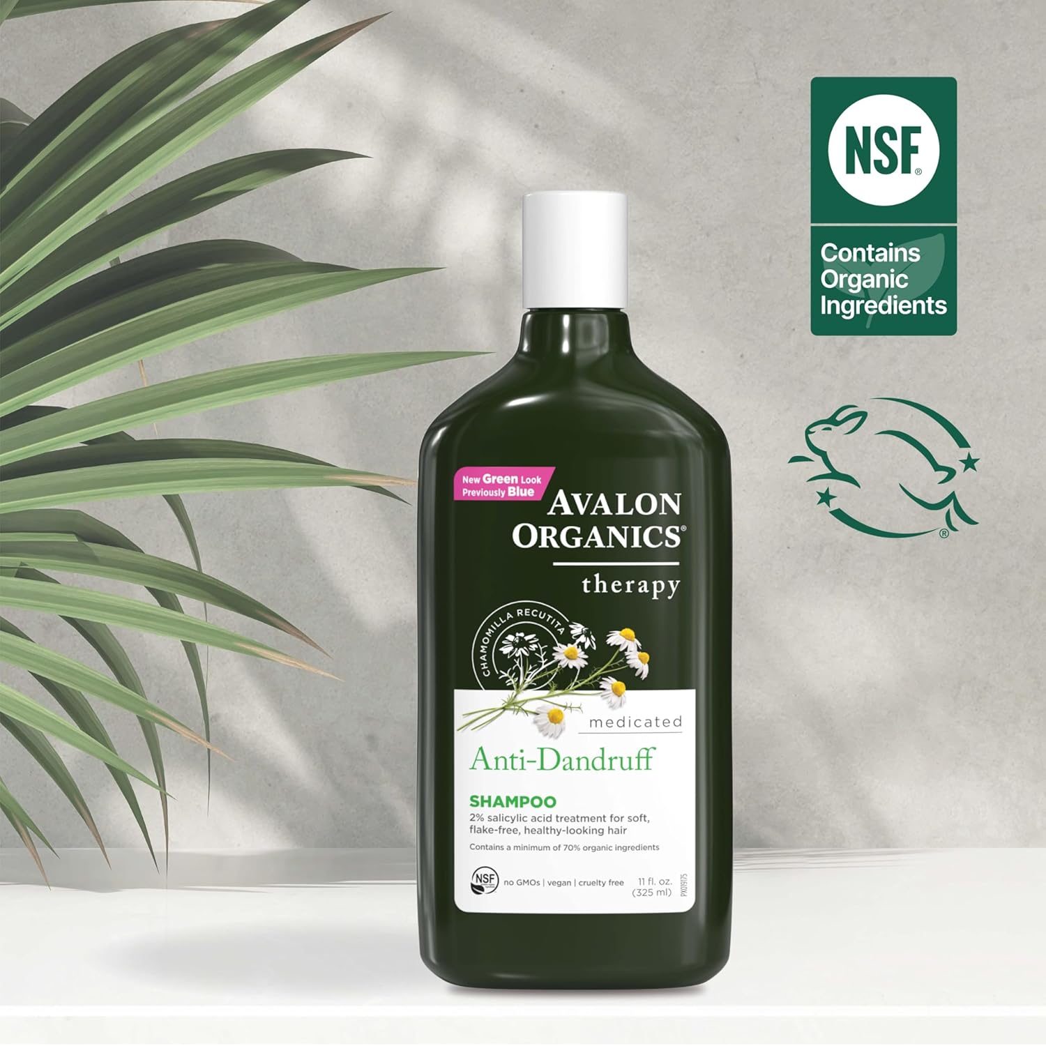 Avalon Organics All Natural Dandruff Therapy Shampoo, 11 Fl Oz - Image 5
