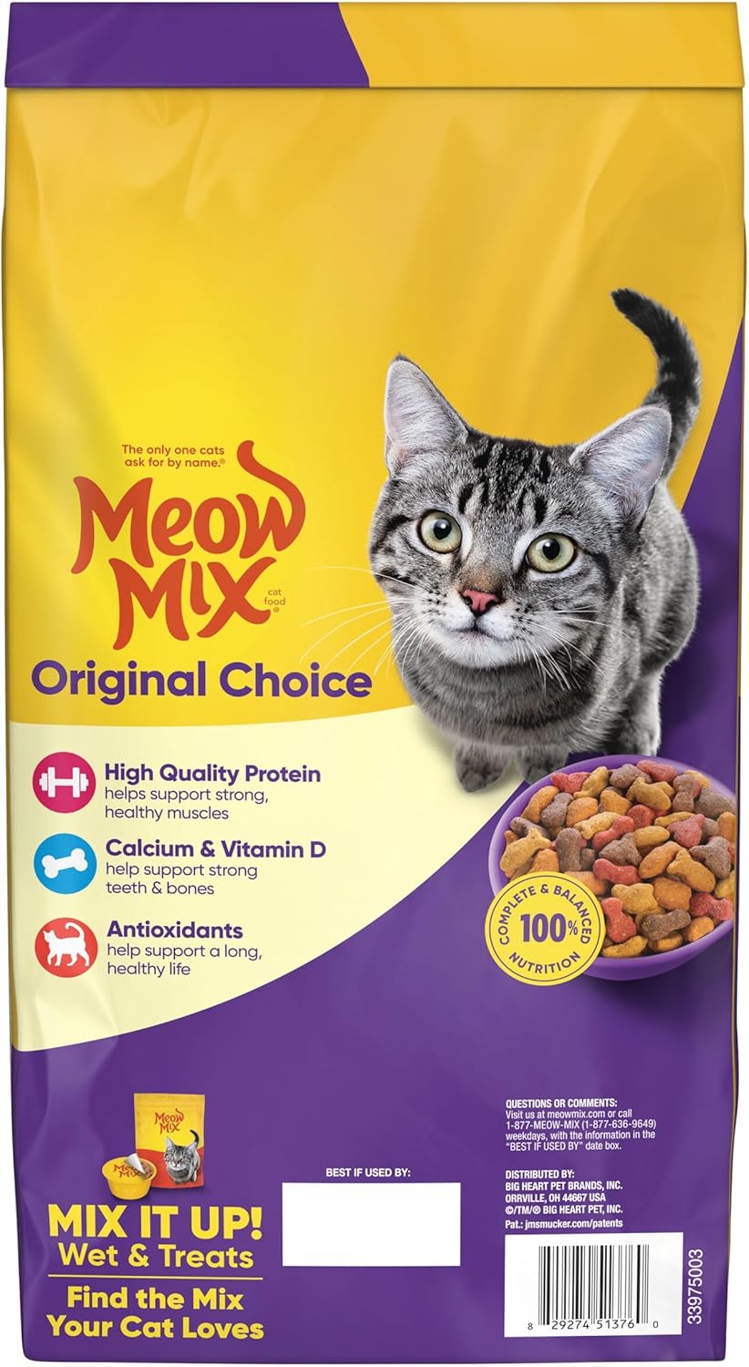 Meow Mix Original Choice Dry Cat Food, 6.3 Pound Bag - Image 8