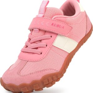 KUBUA Boys Girls Sneakers Kids Barefoot Shoes Comfort Anti-Slip Walking Shoes for Indoor Outdoor Toddler Little Big Kid