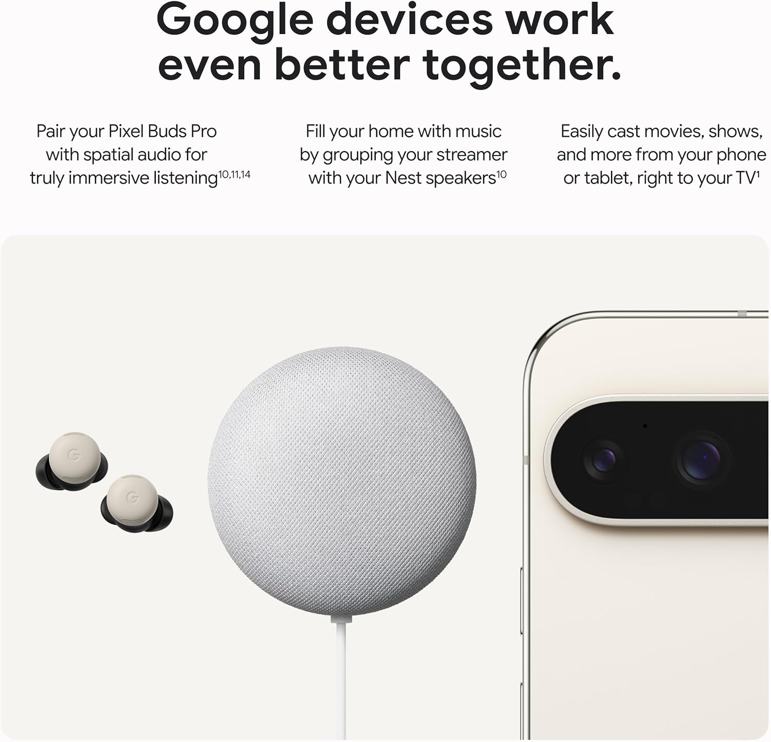 Google TV Streamer 4K - Fast Streaming Entertainment on Your TV with Voice Search Remote - Watch Movies, Shows, Live TV, and Netflix in 4K HDR - Smart Home Control - 32 GB of Storage - Porcelain - Image 5