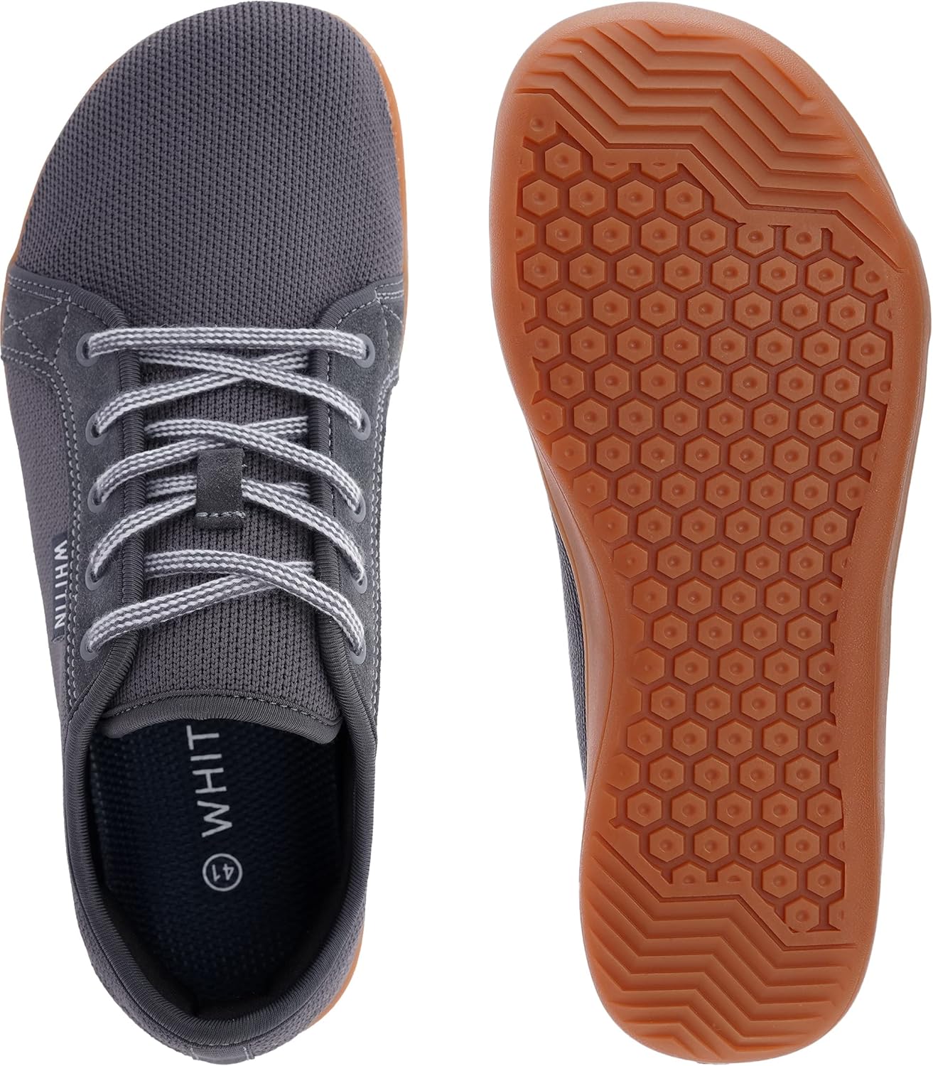 WHITIN Men's Wide Minimalist Barefoot Sneakers | Zero Drop Sole | Optimal Relaxation - Image 4