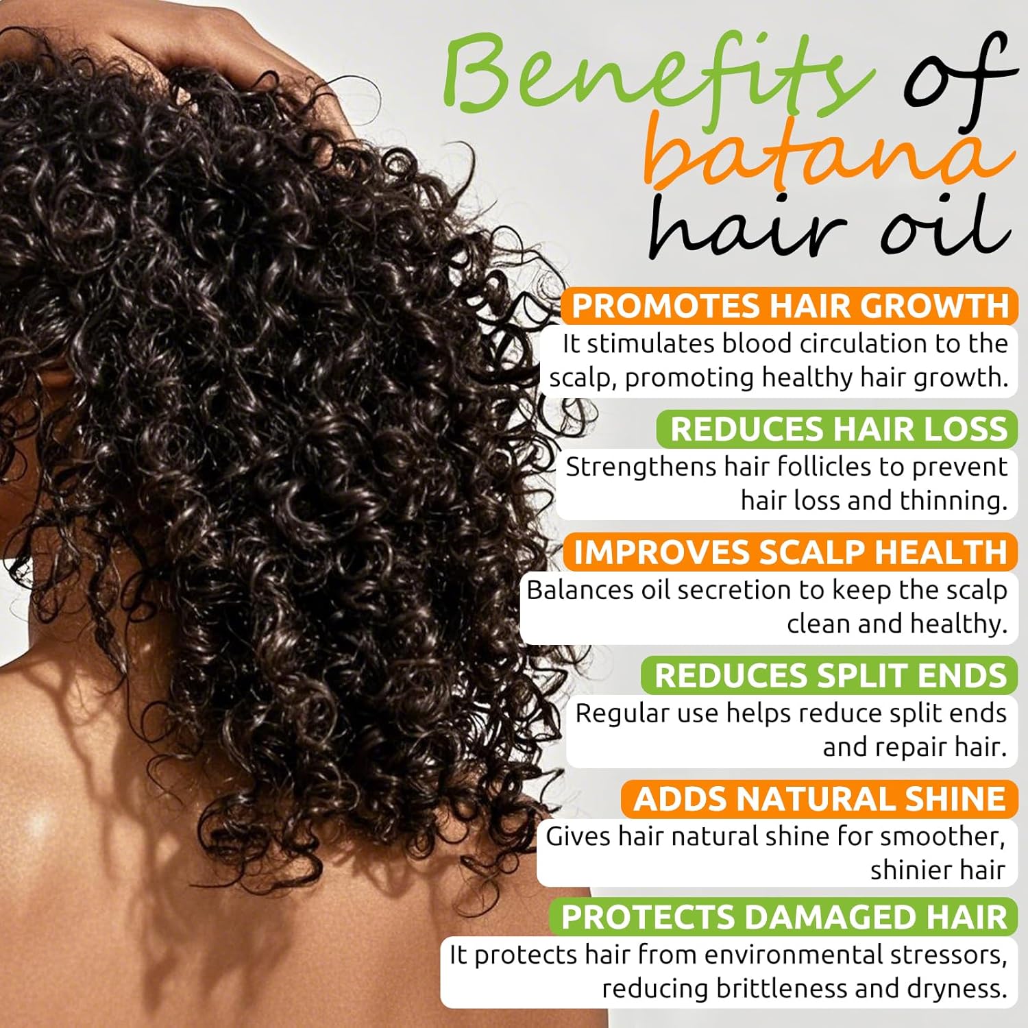 AKBAN Hair Growth Oil with 100% Pure Batana, Castor, Rosemary & Pumpkin Seed Oils – Infused with Biotin, Keratin & Vitamin E – Strengthening & Thickening Treatment for Healthy Hair – 4 FL OZ - Image 3