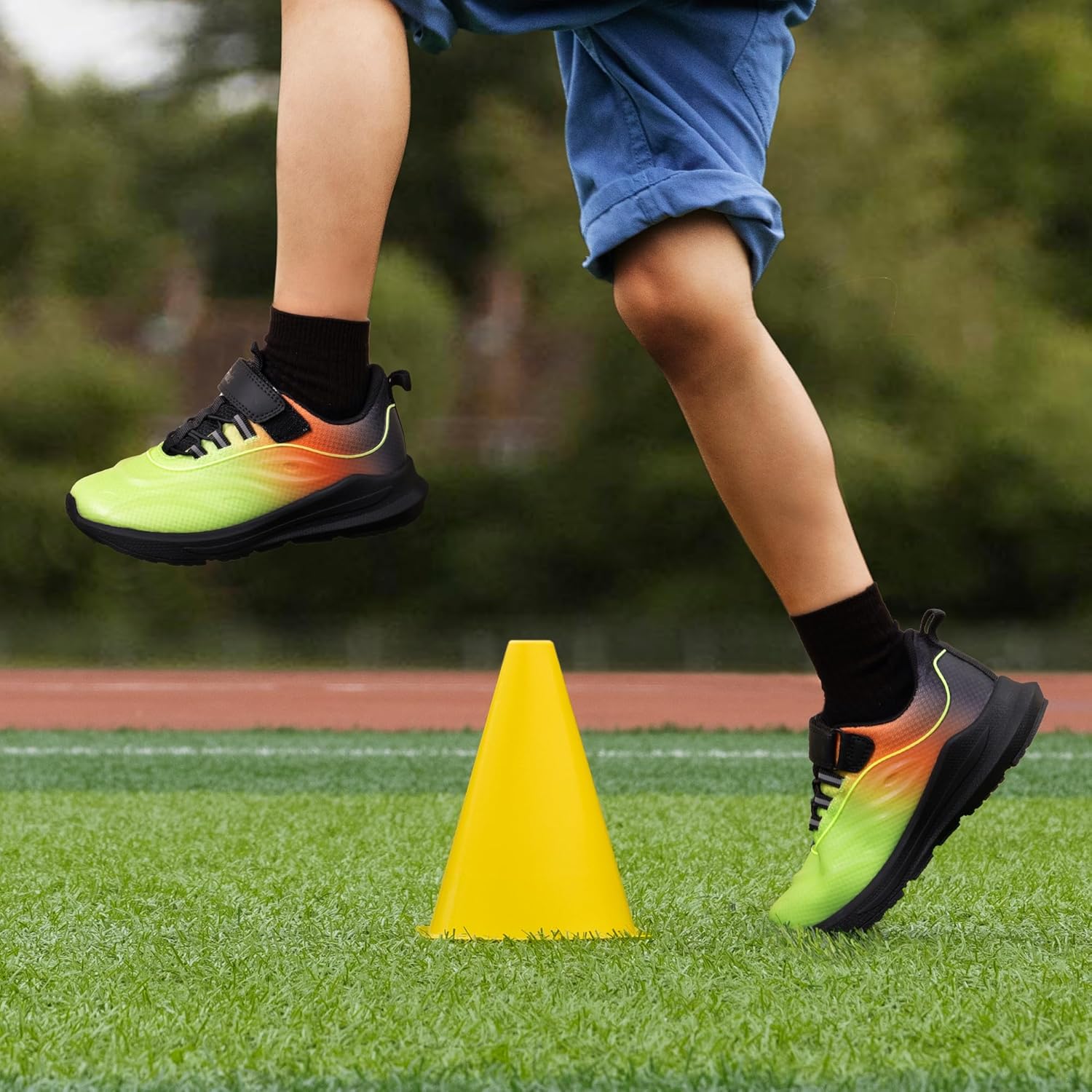 DREAM PAIRS Boys Girls Shoes Kids DuraPlay Tennis Running Athletic Protective Walking Sneakers for Little/Big Kid - Image 2
