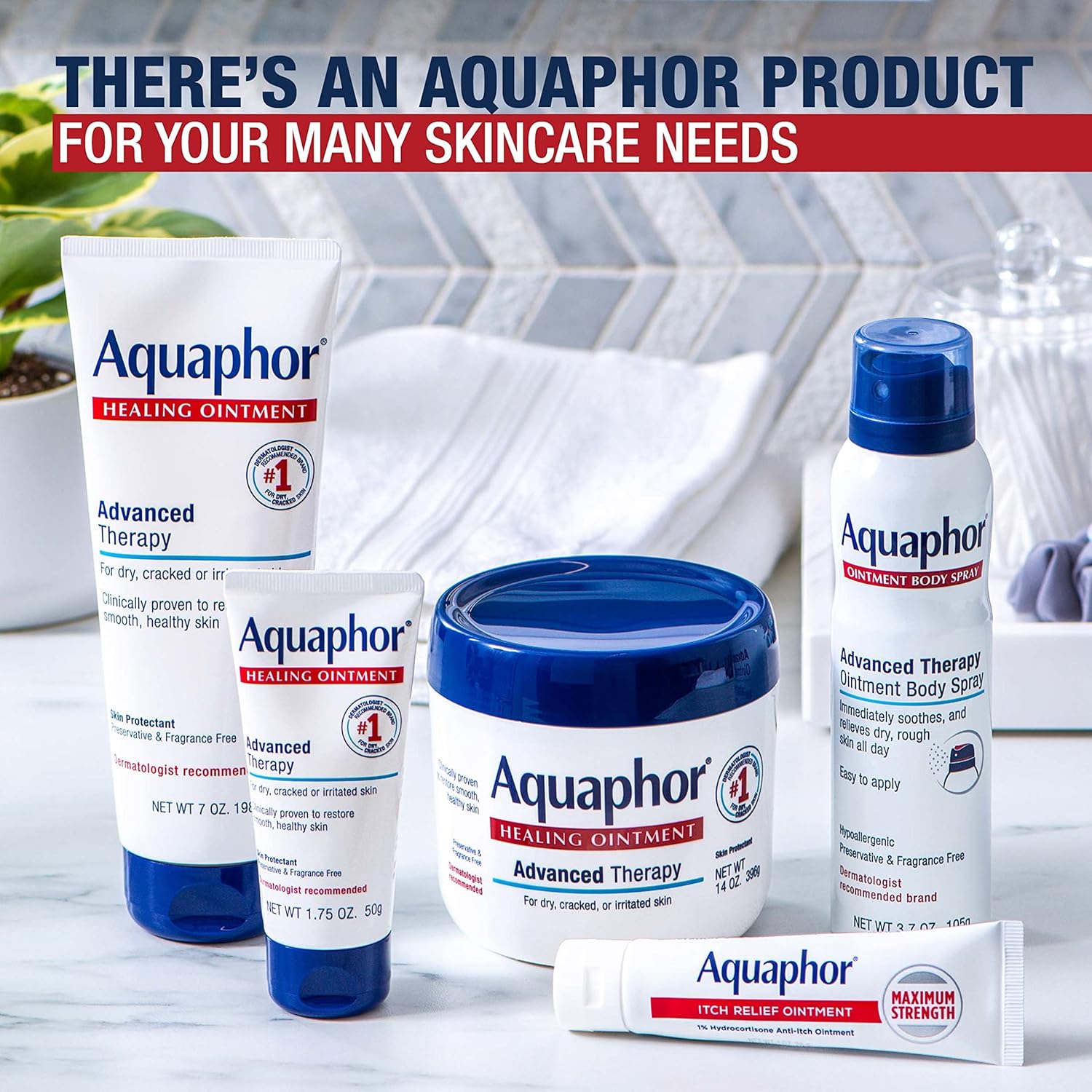 Aquaphor Healing Ointment Advanced Therapy Skin Protectant, Dry Skin Body Moisturizer, Mothers Day Gifts, 7 Oz Tube - Image 13