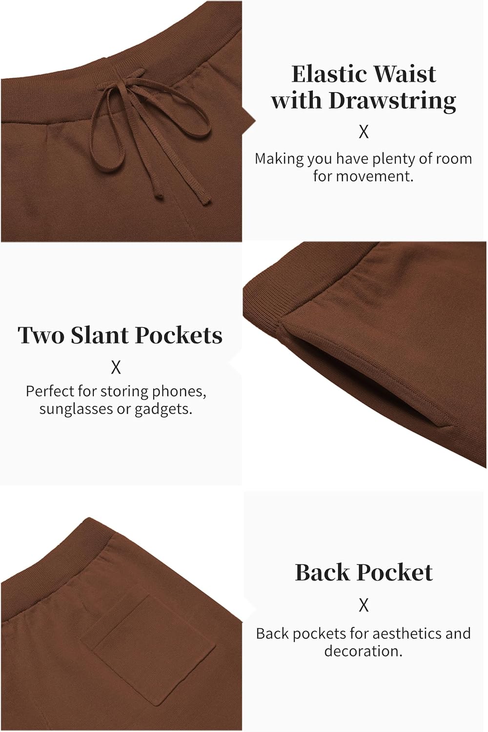 COOFANDY Men's 2 Piece Outfit Vintage Short Sleeve Button Down Knit Polo Shirts Casual Beach Shorts Sets - Image 5