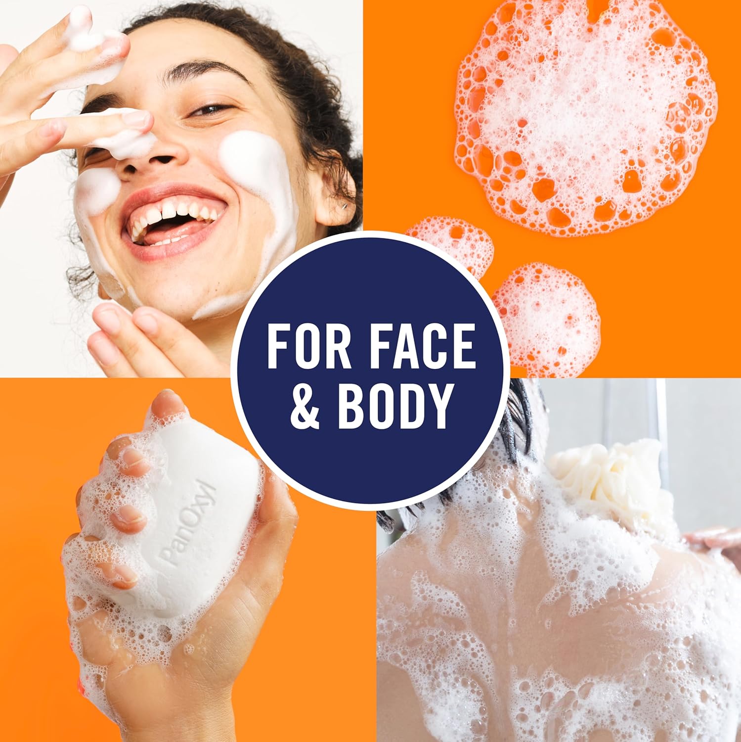 PanOxyl Acne Treatment Bar with 10% Benzoyl Peroxide, Maximum Strength Bar Soap for Face, Chest and Back, Benzoyl Peroxide Soap Body Wash, Vegan, For Acne Prone Skin, 4 oz - Image 6