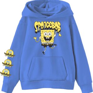 SPONGEBOB SQUAREPANTS Boys Pullover Hoodie – Little and Big Boys Sizes 4-20