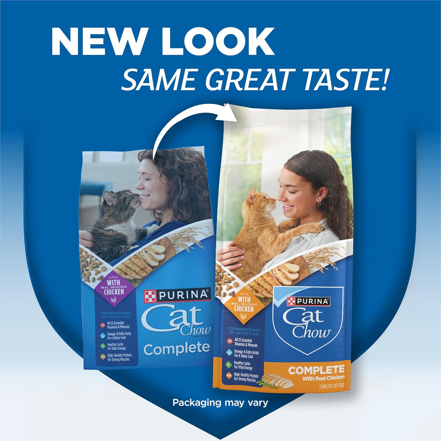 Purina Cat Chow Complete High Protein Dry Cat Food With Real Chicken - (Pack of 4) 3.15 lb. Bags - Image 2