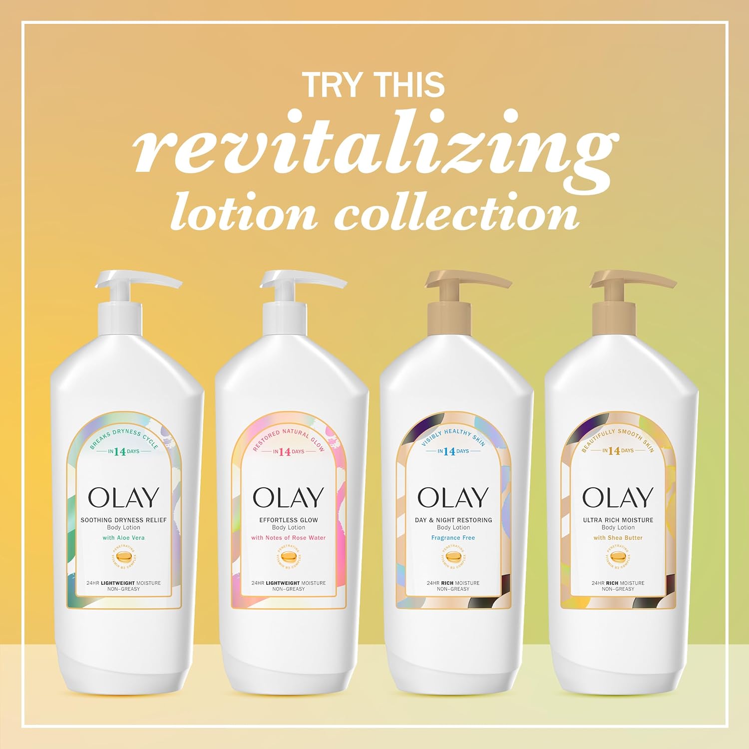 Olay Body Lotion for Women, Ultra Rich Moisture, 24hr Moisturizing & Deep Hydration, Absorbs Instantly, Penetrating Vitamin B3 Complex, For All Skin Types, Shea Butter Scent, 18 fl oz - Image 6
