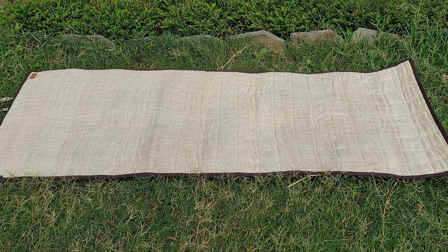 Organic Hemp Yoga Mat, 100% Handmade, Eco-Friendly, Natural and Biodegradable, multipurpose yoga mat. - Image 3