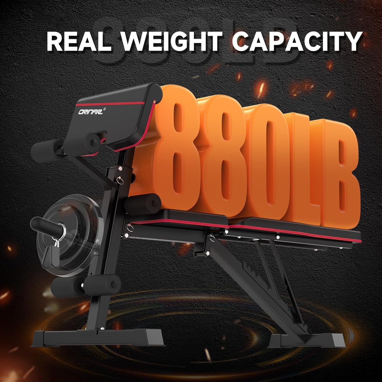 Weight Bench Press, Strength Training Adjustable Workout Benches for Full Body, Gym Benches for Incline Decline Exercise - Image 2