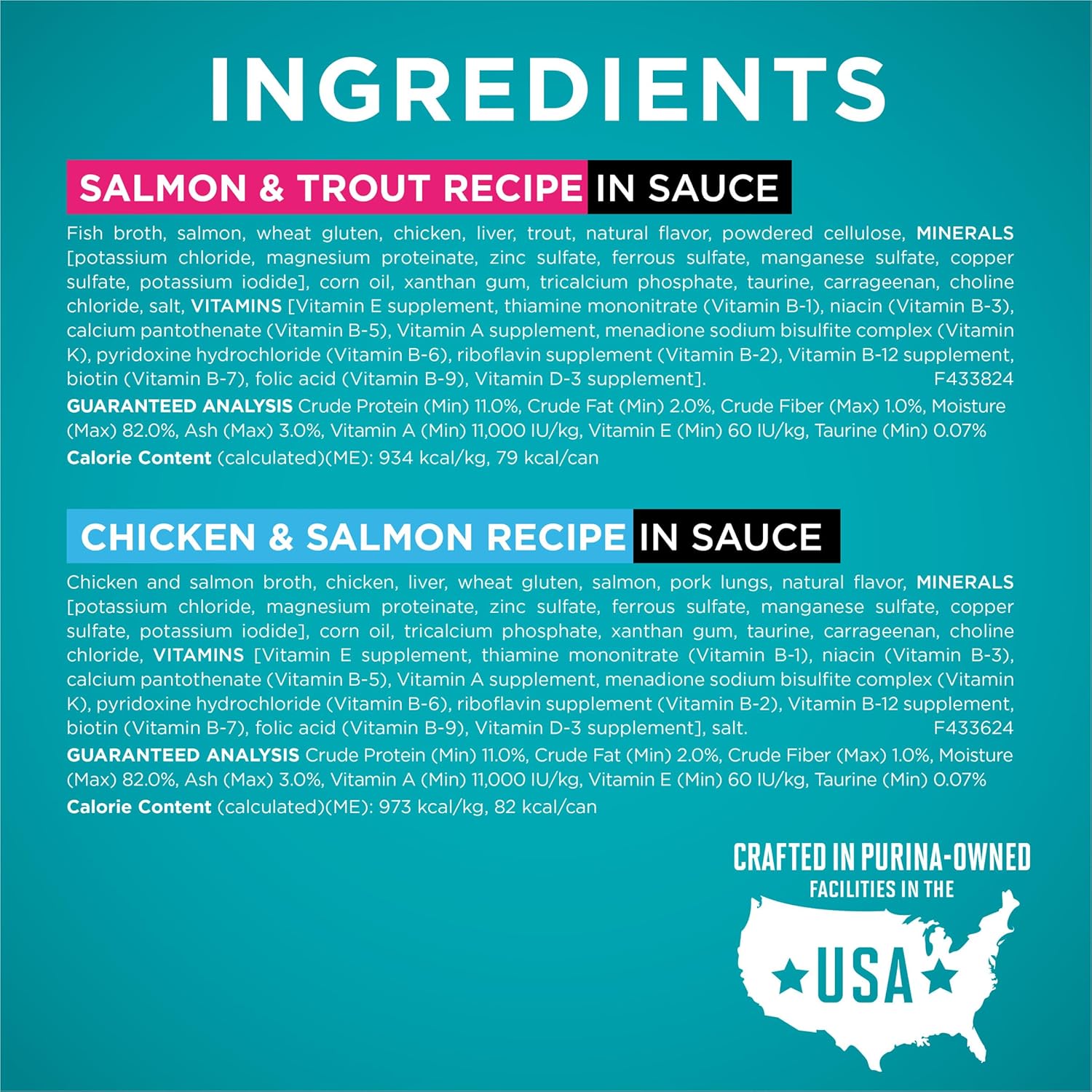 Purina ONE Natural, High Protein Cat Food Variety Pack, Chicken, Tuna, Salmon and Trout Recipes - (Pack of 24) 3 oz. Cans - Image 7