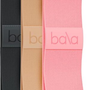 Bala Bands Resistance Bands for Women & Men – Fabric Exercise Bands for Working Out – Wrist, Ankle, Legs & Booty Bands – Workout Resistance Bands for Yoga, Pilates, Strength Training