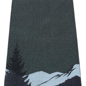 AURORAE Classic/Printed Extra Thick and Long Yoga Mat. Slip Free Rosin included