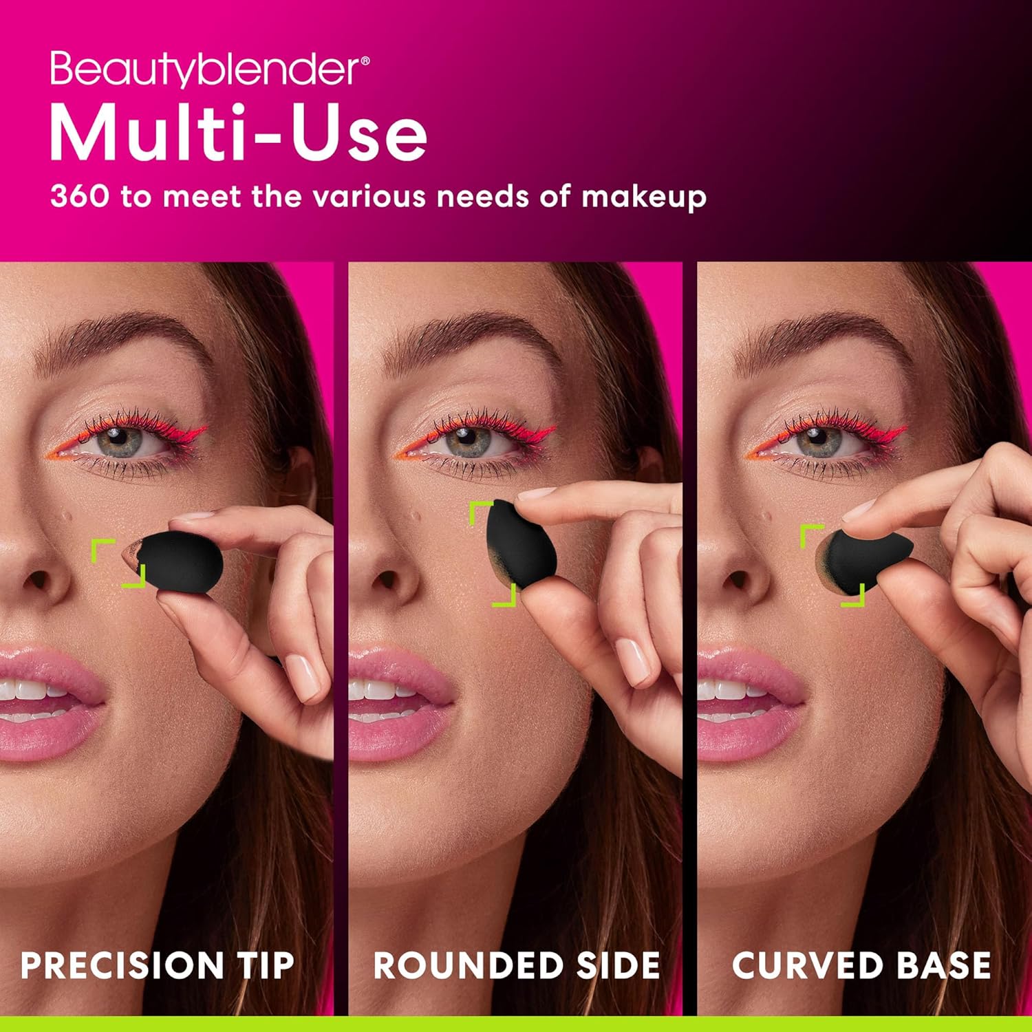 Beautyblender® | Micro Mini Pro Black Beauty Blender Makeup Sponges, Super-Soft Foam Easily Blends Concealers & Highlighters, Made in USA, Reusable, Washable, Streak Free Application, 2 Pack - Image 8