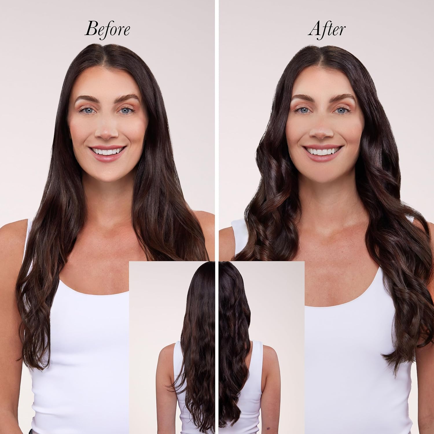 L'ANGE HAIR Le Duo Grande 360° Airflow 2 in 1 Straightener and Curler | 1 Inch Curling Wand & Titanium Flat Iron with 5.3" Plates | Hair Straightener & Curler for Long Hair (Blush) - Image 8