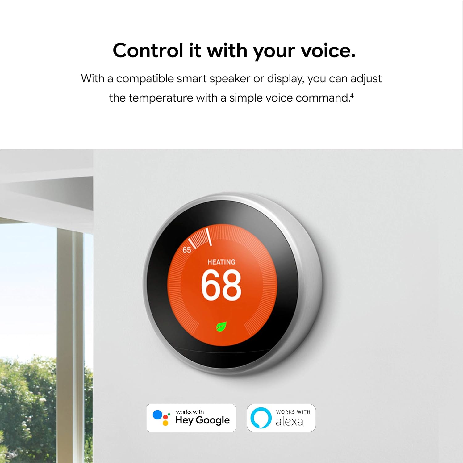 Nest Smart Learning Wi-Fi Programmable Thermostat, 3rd Gen, Mirror Black - Image 13