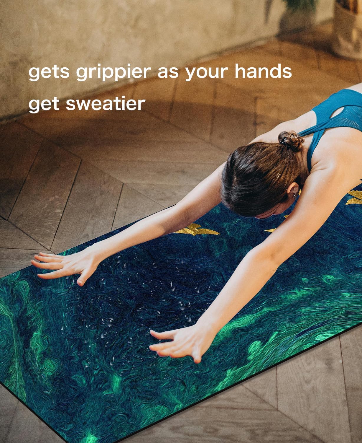 Non Slip Yoga Mat TPE Workout Mat for Men Women, Thick Workout Mat with Carrying Strap, Fitness Mats for Exercise, Yoga, Fitness, Pilates, Floor Workouts (72" x 24" x 6mm) - Image 5
