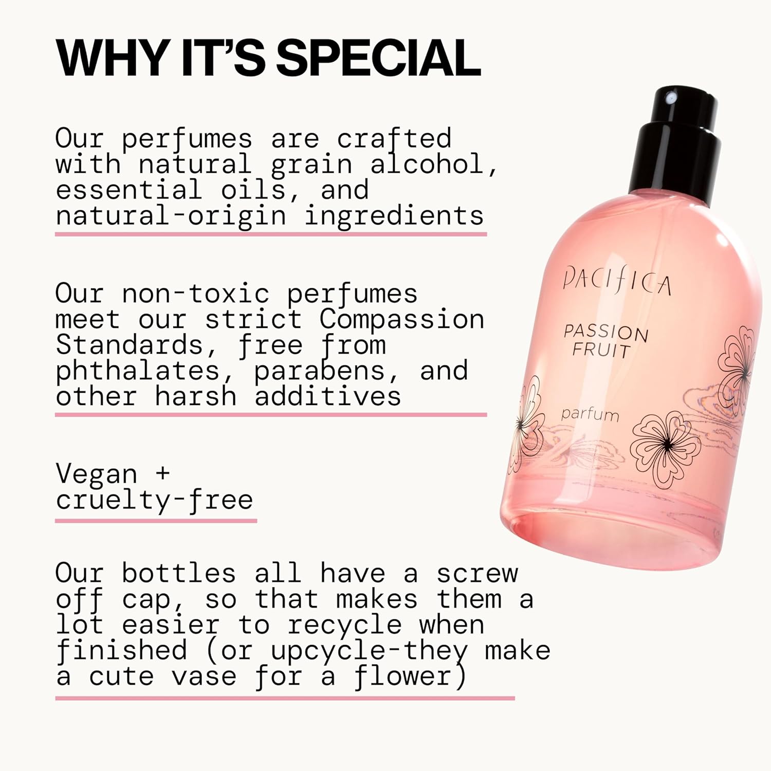 Pacifica Passion Fruit Perfume – Tropical Fruity Floral Clean Perfume for Women with Passionfruit, Pineapple & Vanilla, Vegan, Non-Toxic, Beachy Summer Scent (2 fl oz) - Image 5