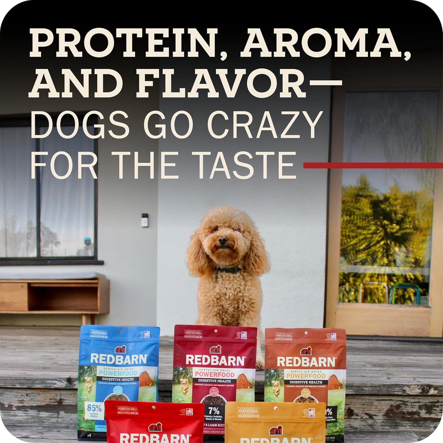Redbarn Powerfood Air Dried Dog Food Lamb & Fish Recipe 2 lbs - High Protein Skin & Coat Support with Omega-3s Natural Premium Dry Food for Adult Dogs Made in USA - Image 8