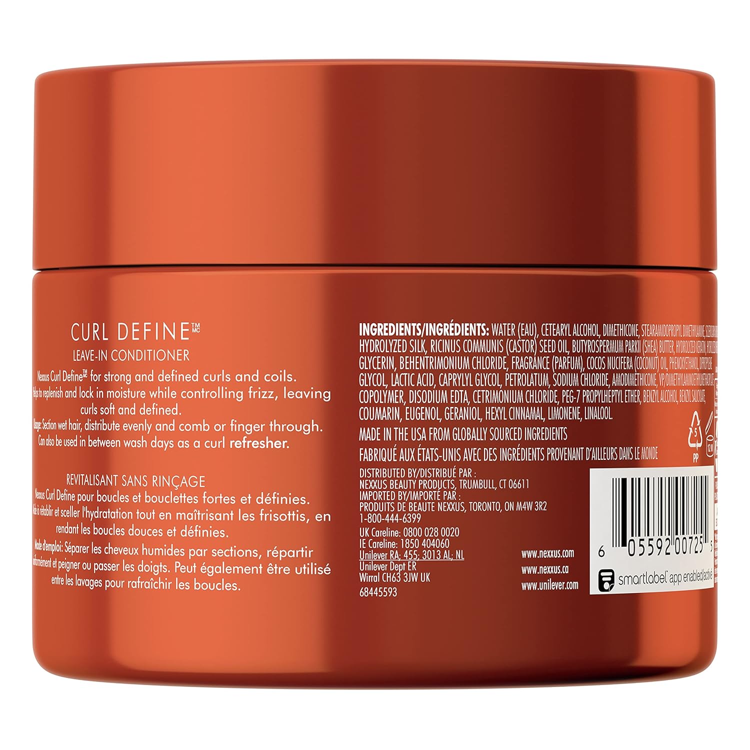 Nexxus Curl Define Leave-in Conditioner for Curly Hair with ProteinFusion Curl Conditioner for Moisturizing Curls 8 oz - Image 2