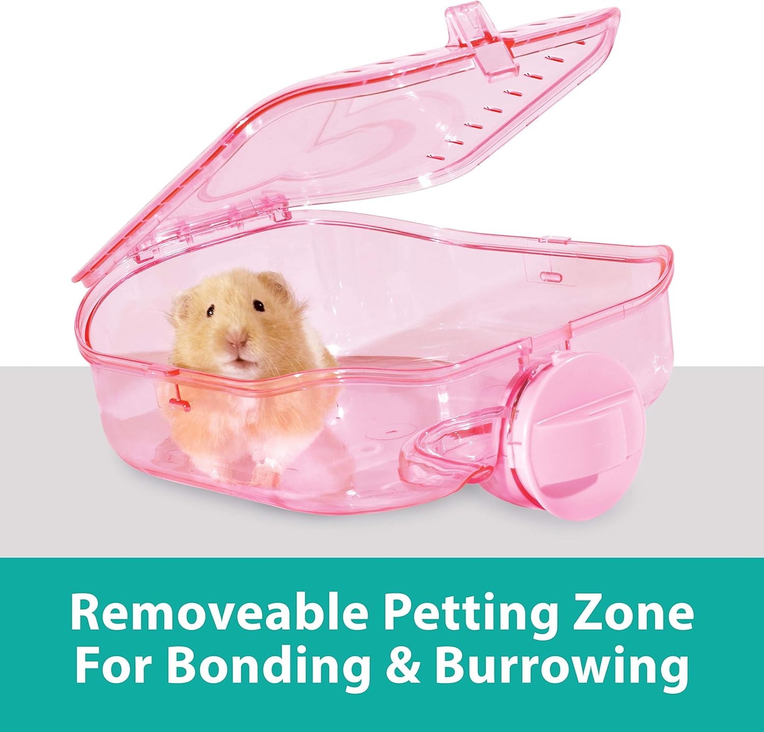 Kaytee CritterTrail Pink Habitat for Pet Mice, Dwarf Hamsters, Hamsters or Gerbils - Image 4