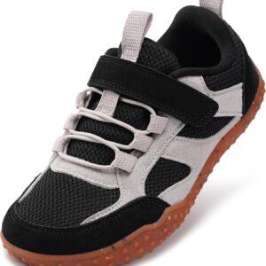 WHITIN Little/Big Kid Wide Barefoot Shoes | Retro Sneakers for Boys/Girls | Adventure-Ready