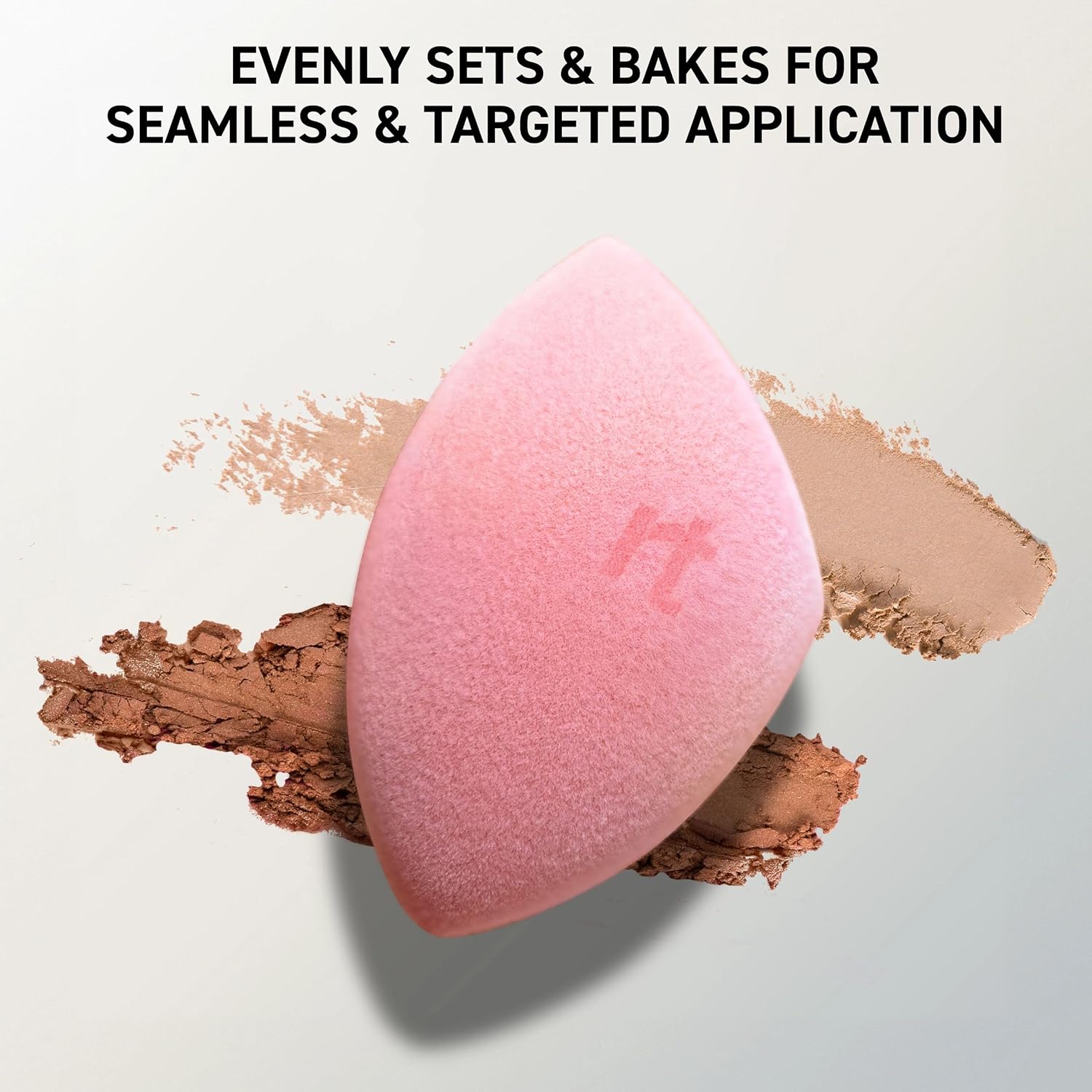 Real Techniques Miracle Powder Sponge, Makeup Blending Sponge For Powder Products, Set Makeup For Natural Finish & Cloud Skin, Buildable Coverage, Velvet Material, Latex-Free Foam, 1 Count - Image 3