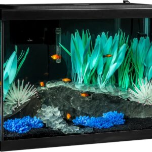 Tetra ColorFusion Aquarium 20 Gallon Fish Tank Kit, Includes LED Lighting and Decor