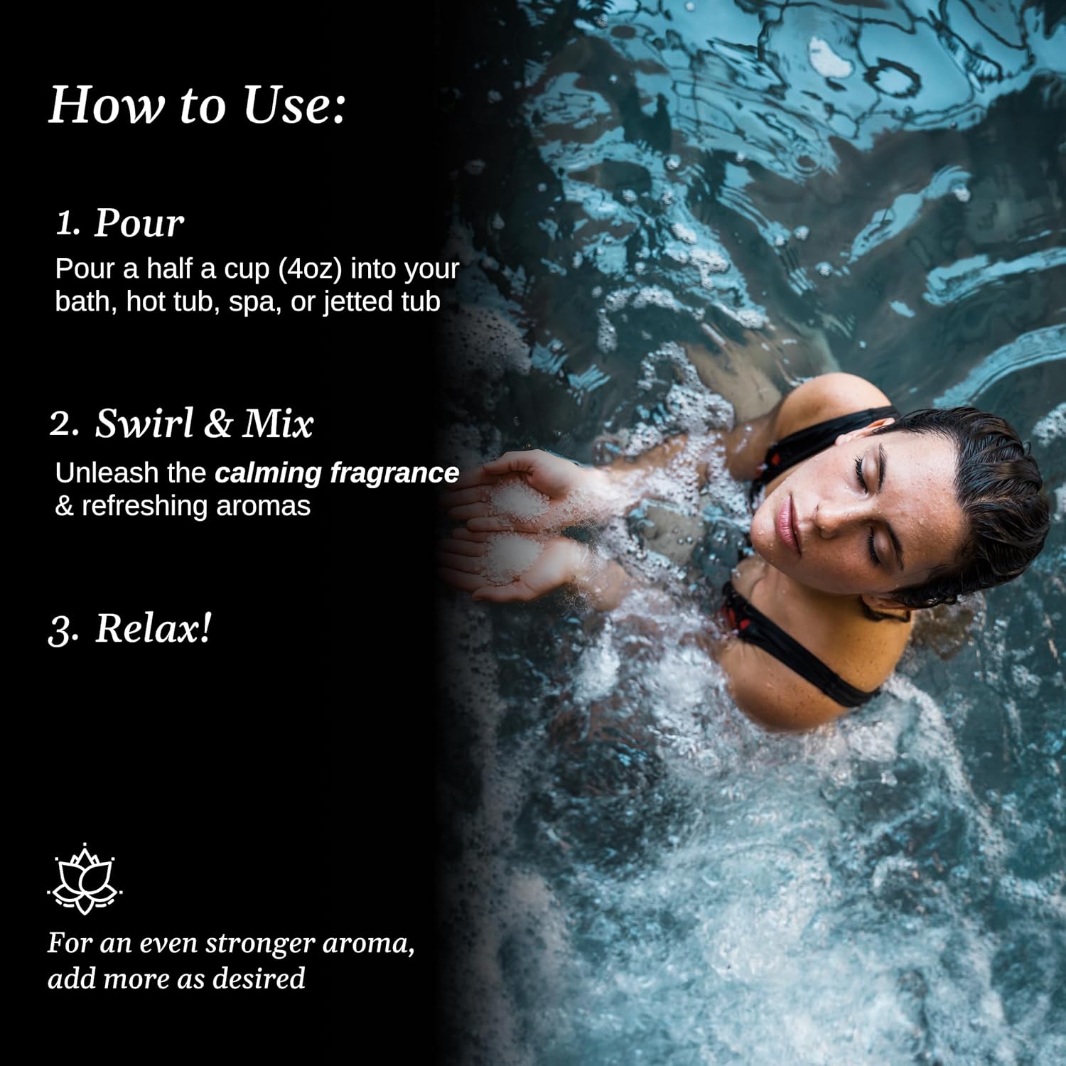 Relax Spa & Bath, Epsom & Dead Sea Salts, Aromatherapy Bath Salts for Hot Tub, Bath, or Spa, Infused with Magnesium, Recover Athletic Soak Therapy - Image 7