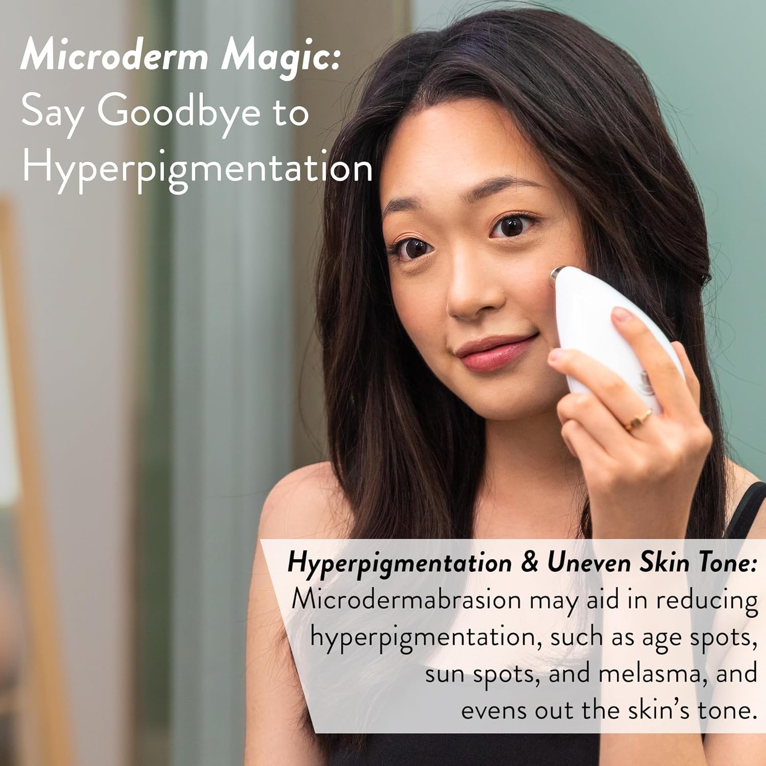 Microderm GLO Diamond Microdermabrasion Machine - Best Gift for Women - Dermabrasion & Anti Aging Wrinkle Skincare - Home Facial Treatment System - Blackhead Remover & Exfoliator for Acne Scars - Image 8