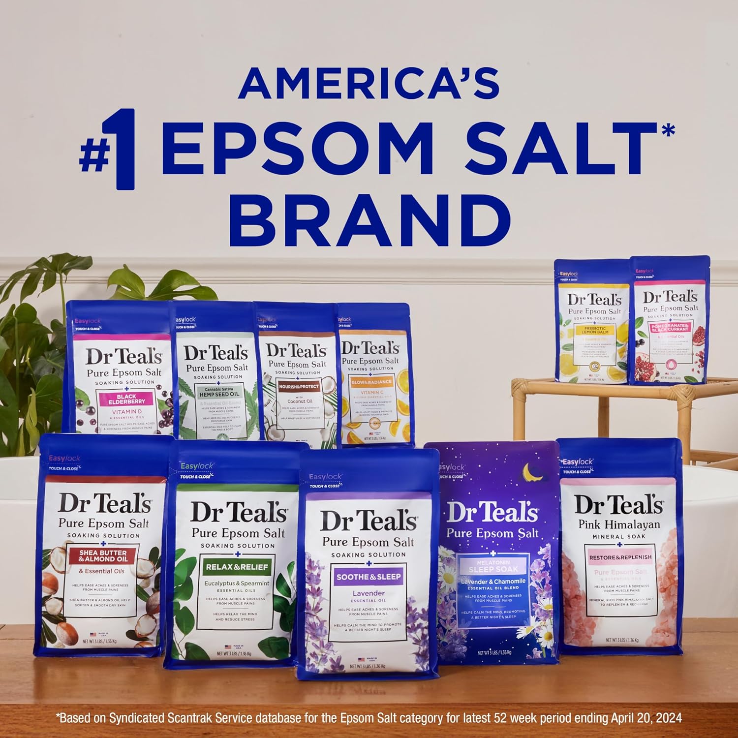 Dr Teal's Epsom Salt Magnesium Soak, Soften & Moisturize with Shea Butter & Almond Oil, 3 lbs - Image 9