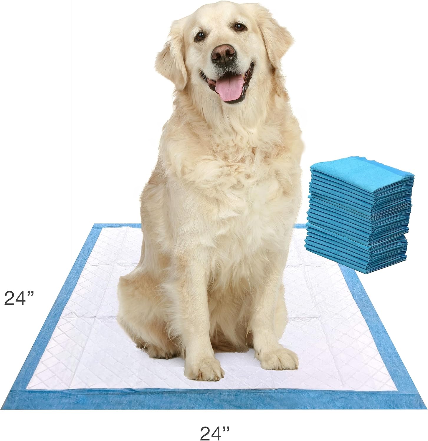 Four Paws Wee-Wee Super Absorbent Unscented Pee Pads for Dogs & Puppies with Insta-Rise Border, Leak-Proof Dog Housebreaking Potty Training Floor Protection, 24" x 24", 75 Count (Packaging May Vary) - Image 6