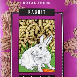 Rabbit Food Pellets, 5 Lbs Alfalfa Rabbit Pellets, Bunny Feeds, All Natural Bunny Food, Supports Healthy Bone Teeth & Digestion, Enriched with Essential Vitamins & Promotes Long-term Care