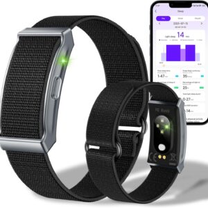 Smart Bracelet for Men Women, Fitness Tracker with Free App, 24/7 Auto Heart Rate/SpO2 Monitor, Sleep Stress Tracking Smart Health Wristband, 120+ Sports Modes with Extended Armband, IP68 Waterproof