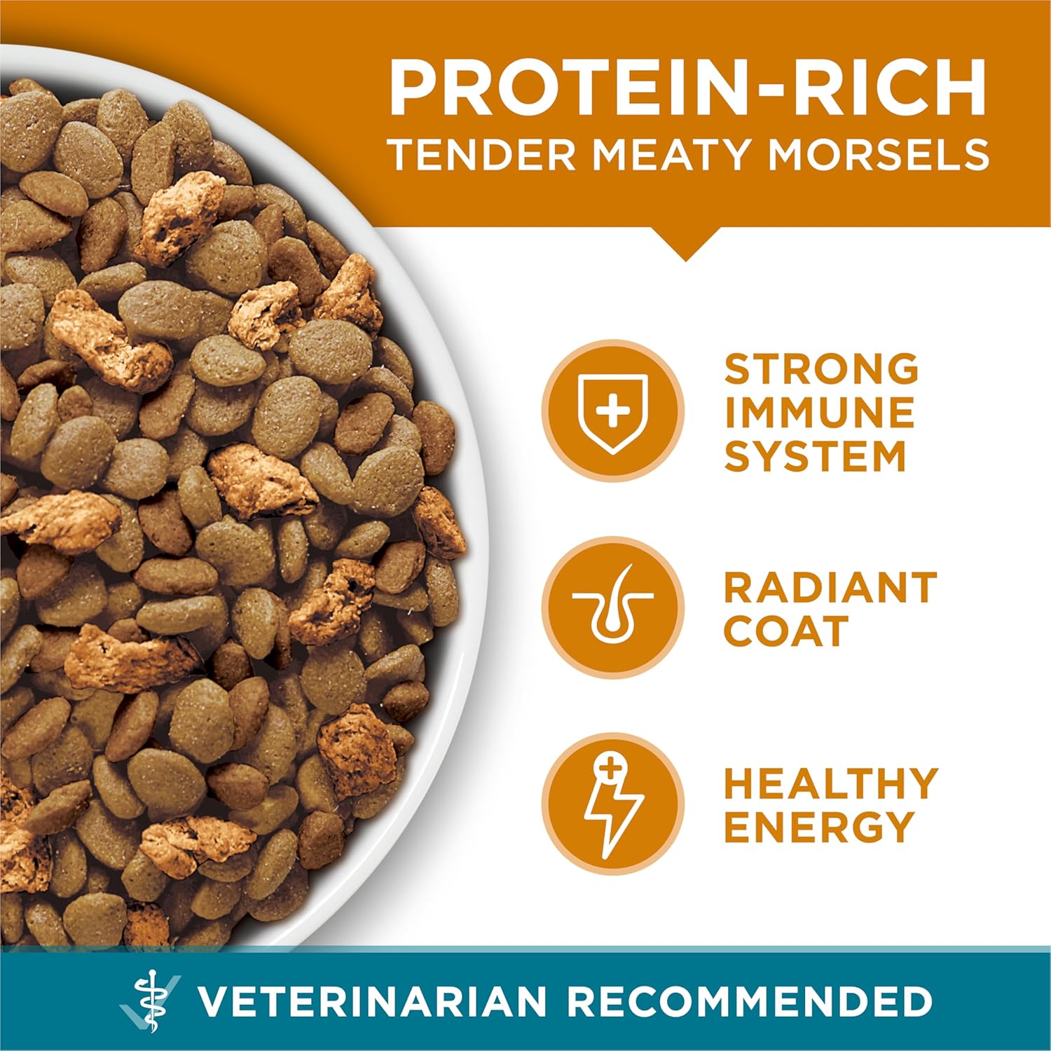 Purina ONE Natural Dry Cat Food, Tender Selects Blend With Real Chicken - 7 lb. Bag - Image 6