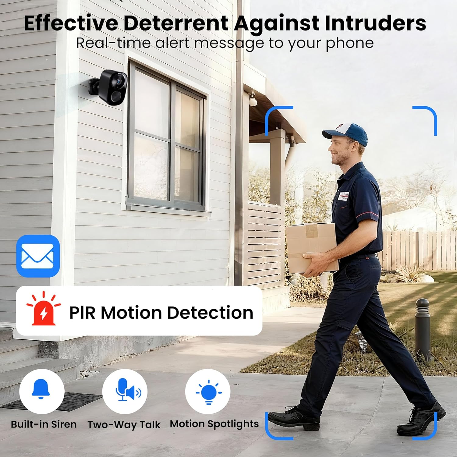2026 Enhanced 2K UHD Security Cameras Wireless Outdoor – Free Cloud & SD Storage, Dual-Band WiFi 2.4G/5G, Full-Color Night Vision, 6-Month Battery, Motion Alerts, IP66 Weatherproof, 2-Way Talk - Image 6