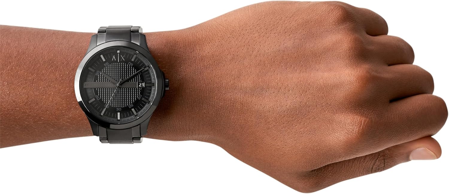 A|X Armani Exchange Men's Watch, Three-Hand Stainless Steel Watch for Men - Image 4