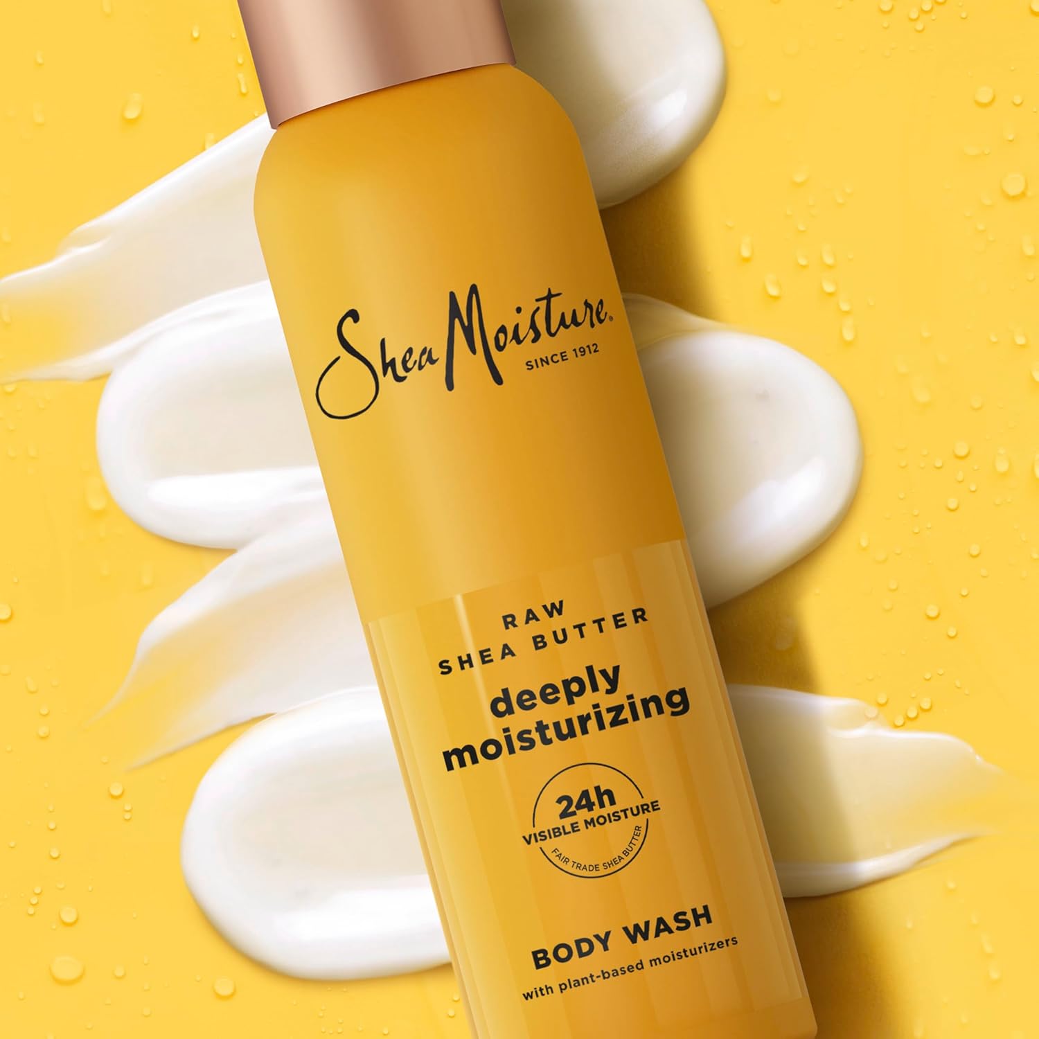 SheaMoisture Raw Shea Butter Body Wash Moisturize and Restore Deeply Moisturizing body wash for 24H Visible Moisture for Healthy, Glowing Skin 18 oz - Image 7