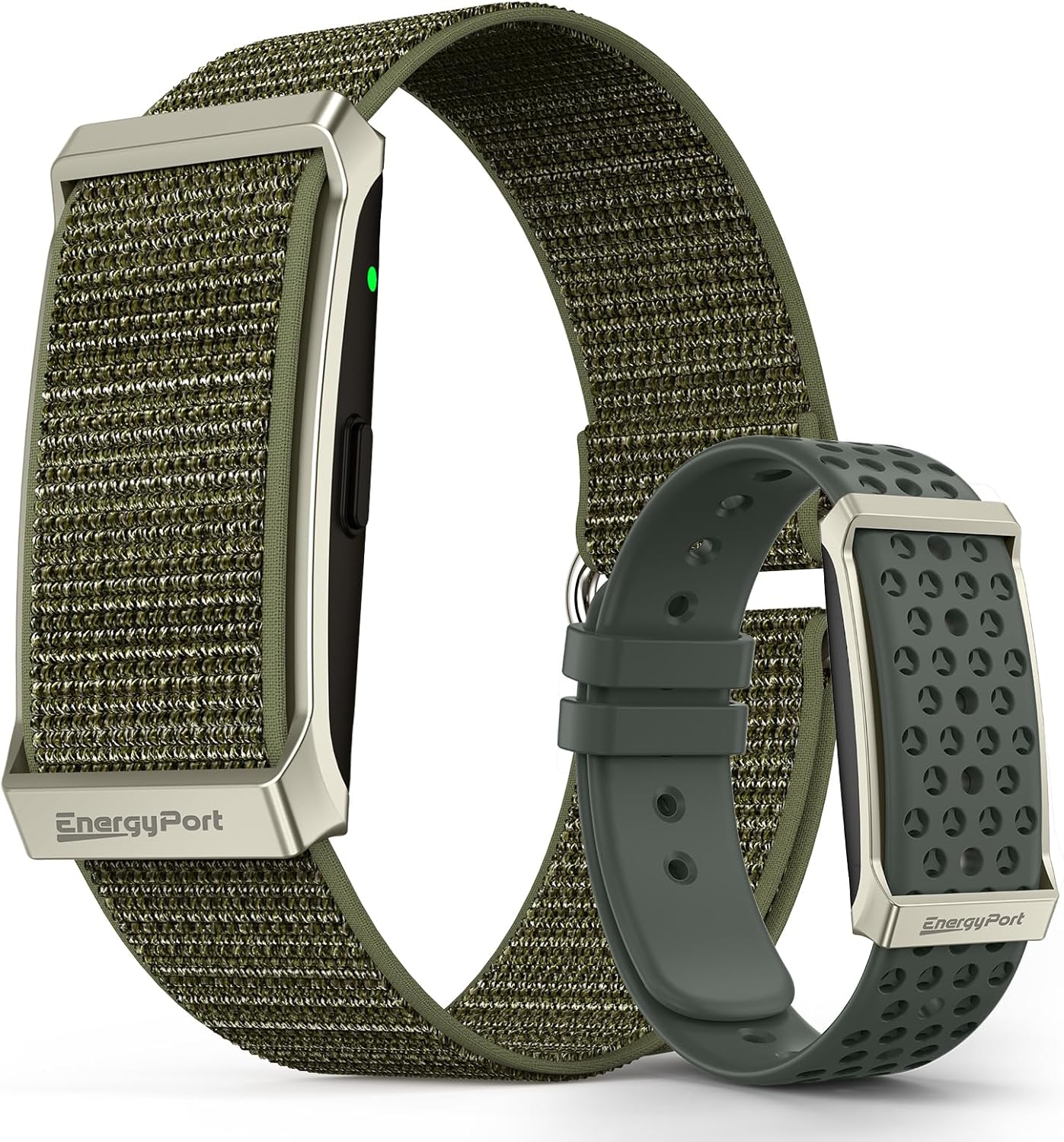 EnergyPort Fitness Tracker,Wearable Health Smart Bracelet Band with Blood Oxygen 170+ Sport Mode 60-Day Battery,Lifetime Membership,Activity Tracking Heart Rate Sleep Monitor for Android iOS,2 Bands