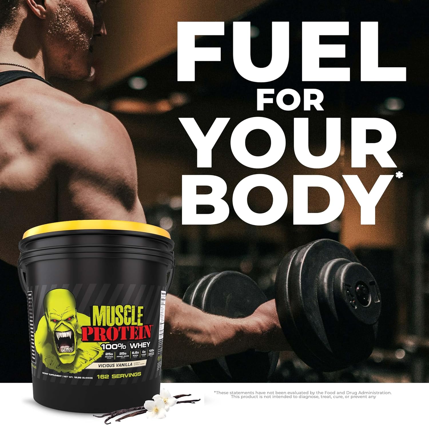 COLOSSAL LABS Muscle Whey Protein Flavored Protein Powder, 25,000mg Amino Acids/Serving, Cold Filtered(Packaging May Vary) (12 Pound (Bucket), Vanilla) - Image 4